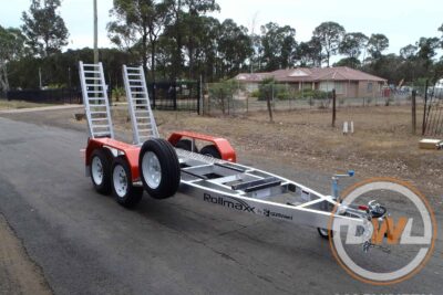 FOR HIRE SUREWELD SW2000C 2T MINI EXCAVATOR LOADER ALUMINIUM PLANT TRAILER KUBOTA CATERPILLAR YANMAR