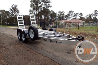 FOR HIRESUREWELD SW4100E 4.1T ALUMINIUM EXCAVATOR BOBCAT LOADER TRAILER HIRE RENT KUBOTA CATERPILLAR