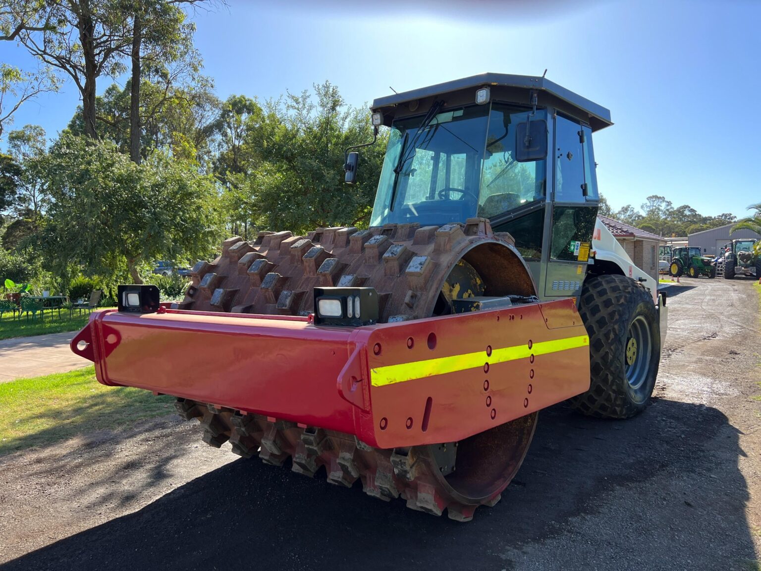 DYNAPAC CA512PD 15.85T ARTICULATED PAD FOOT ROLLER COMPACTOR COMPACTION ...