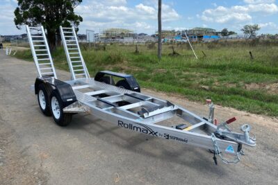 NEW SUREWELD 2.4T ALUMINIUM MINI EXCAVATOR BOBCAT LOADER TRAILER KUBOTA CATERPILLAR YANMAR