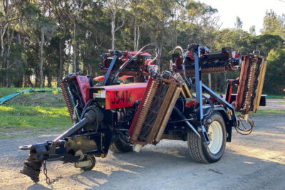TORO TM7490 REELMASTER 7 GANG FAIRWAY GREENS REEL CYLINDER MOWER TOW BEHIND TRACTOR SLASHER