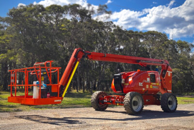 JLG 600AJ 60FT/18.4M ALL TERRAIN BOOM SCISSOR LIFT ELEVATED WORK PLATFORM EWP GENIE