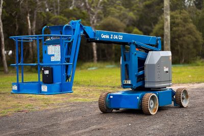 GENIE BOOM Z34/22N 41FT BOOM SCISSOR LIFT ELEVATED WORK PLATFORM EWP JLG