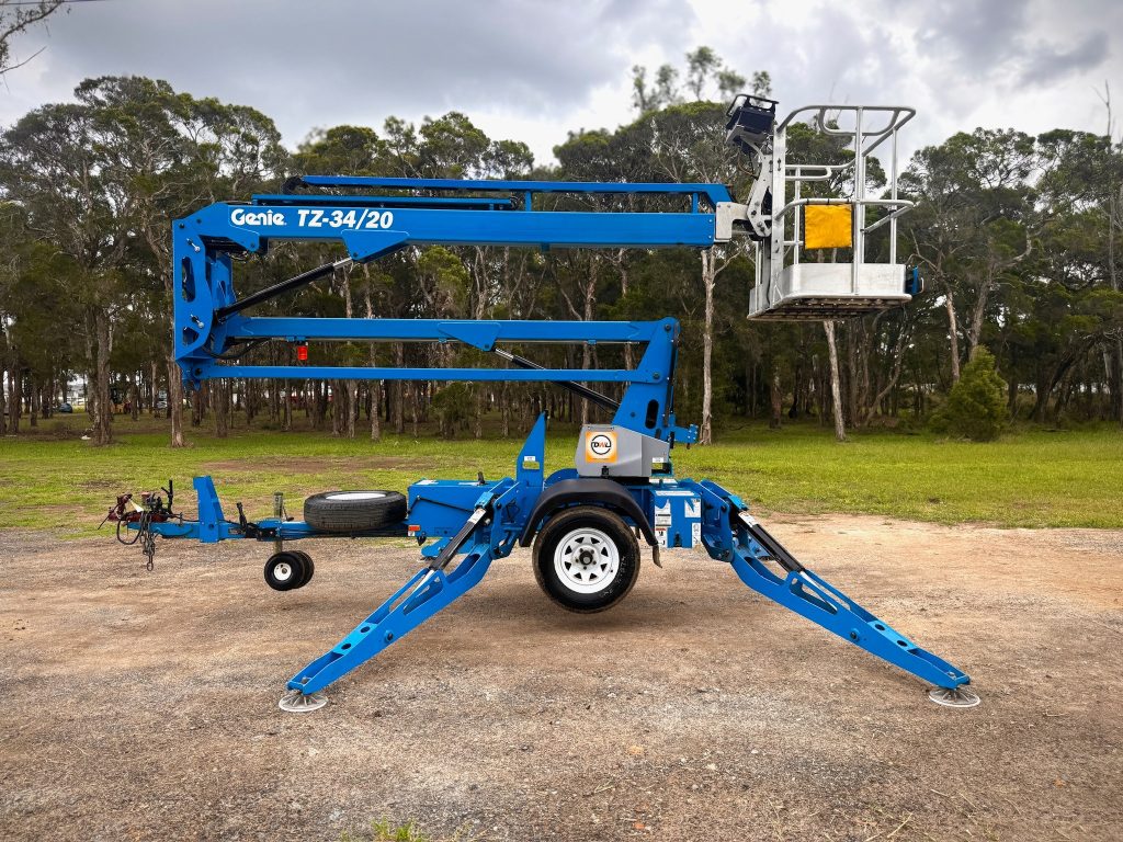 2018 GENIE TZ-34-20 12.19M BOOM LIFT ELEVATED WORK PLATFORM EWP JLG ...