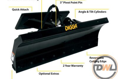 DIGGA DOZER BLADE SUIT SKID STEER LOADER BOBCAT DINGO KANGA TORO