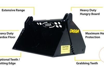 DIGGA 4 IN 1 BUCKET SUIT MINI LOADER KANGA, DINGO, VERMEER, BOXER