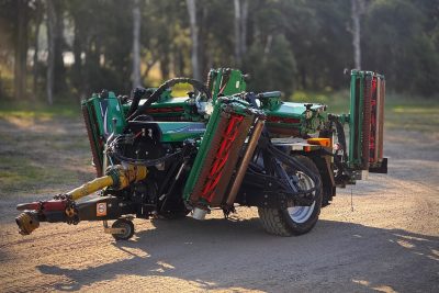 2019 RANSOMES TG4650 7 GANG FAIRWAY GREENS REEL CYLINDER MOWER TOW BEHIND TRACTOR SLASHER