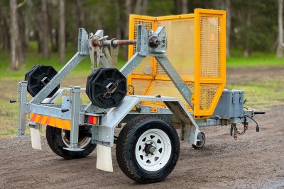 HALDILKA CT15 1.5T CABLE DRUM TRAILER REDMOND GARY ROCKCRUSH