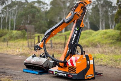NOREMAT MAGISTRA M61T FLAIL SIDE REACH ARM REMOTE CONTROL MOWER SLASHER JOHN DEERE HOLLAND MCCONNEL