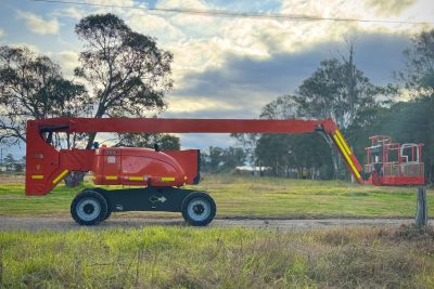 JLG 800AJ 80FT ALL TERRAIN BOOM SCISSOR LIFT ELEVATED WORK PLATFORM EWP GENIE