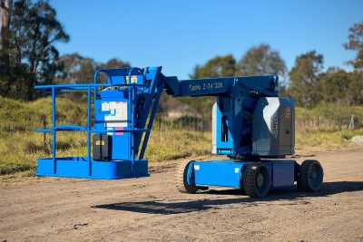 GENIE BOOM Z34/22N 41FT BOOM SCISSOR LIFT ELEVATED WORK PLATFORM EWP JLG