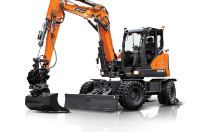 Develon DX100W-7 11.4T Wheeled Excavator