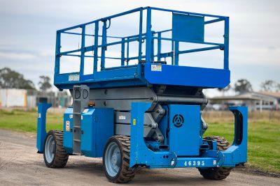 GENIE GS4390 ROUGH TERRAIN 15.11M SCISSOR LIFT ELEVATED WORK PLATFORM EWP JLG HAULOTTE SKYJACK