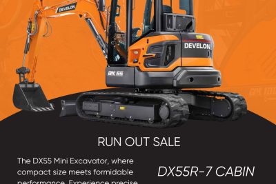DEVELON DX55R-7 5.5T TRACKED EXCAVATOR LOADER