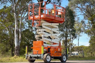 2016 SNORKEL S3970RT IN CERT 13.8M ALL TERRAIN DIESEL SCISSOR LIFT ELEVATED WORK PLATFORM EWP JLG