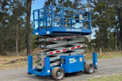 GENIE GS4069RT 14.3M ALL TERRAIN DIESEL SCISSOR LIFT ELEVATED WORK PLATFORM EWP JLG HAULOTTE