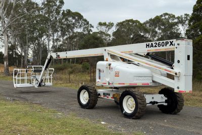 HAULOTTE HA260PX 84FT 25.6M ALL TERRAIN BOOMLIFT SCISSOR LIFT ELEVATED WORK PLATFORM EWP GENIE