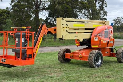 JLG 450AJ 45FT 13.7M KNUCKLE BOOM SCISSOR LIFT ELEVATED WORK PLATFORM EWP GENIE