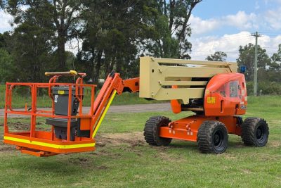 JLG 450AJ 45FT 13.7M KNUCKLE BOOM SCISSOR LIFT ELEVATED WORK PLATFORM EWP GENIE
