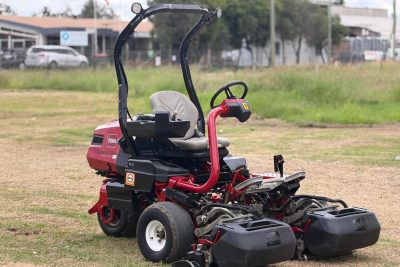 TORO GREENSMASTER 3360 E-TRIFLEX GREENS CYLINDER REEL GOLF COURSE RIDE ON LAWN MOWER JOHN DEERE