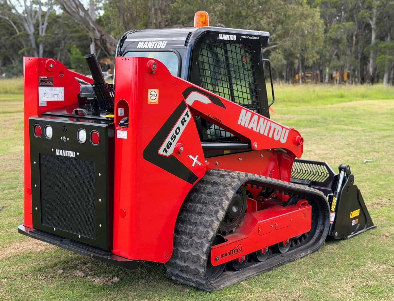 MANITOU 1650RT SKID STEER LOADER CATERPILLAR CASE BOBCAT TEREX ASV image 4