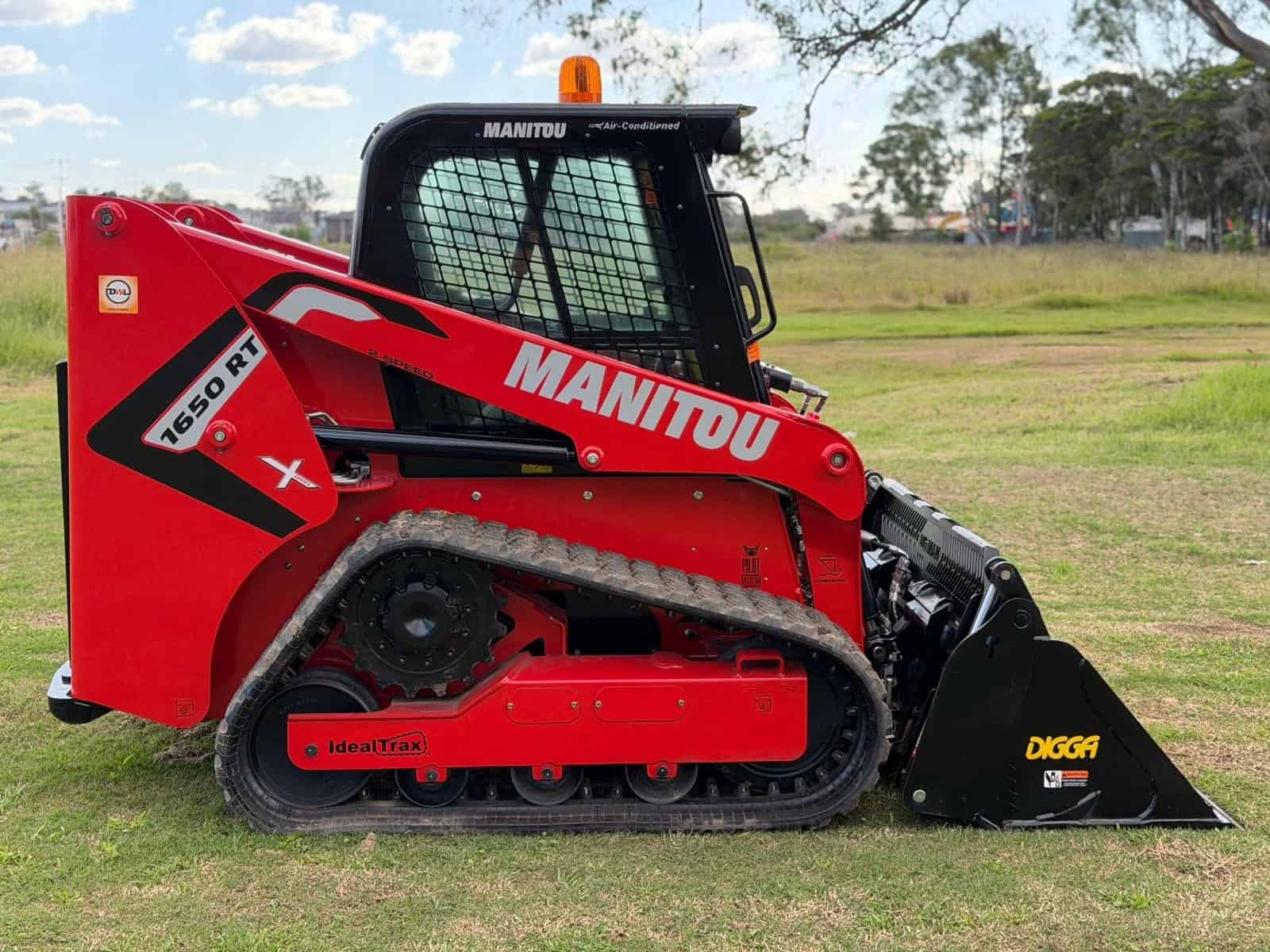 MANITOU 1650RT SKID STEER LOADER CATERPILLAR CASE BOBCAT TEREX ASV image 5