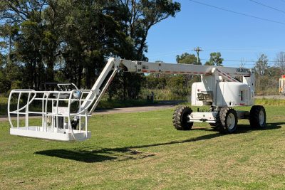 HAULOTTE HA260PX 84FT 25.6M ALL TERRAIN BOOM SCISSOR LIFT ELEVATED WORK PLATFORM EWP GENIE
