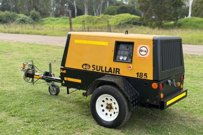 SULLAIR 185DPQ 185CFM AIR COMPRESSOR ATLAS COPCO AIRMAN