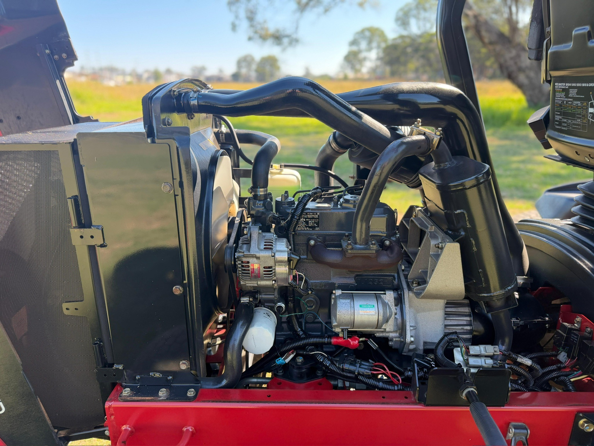 TORO REELMASTER 5010-H CROSS TRAX HYBRID AWD REEL CYLINDER FAIRWAY GREENS COMMERCIAL DIESEL MOWER image 8