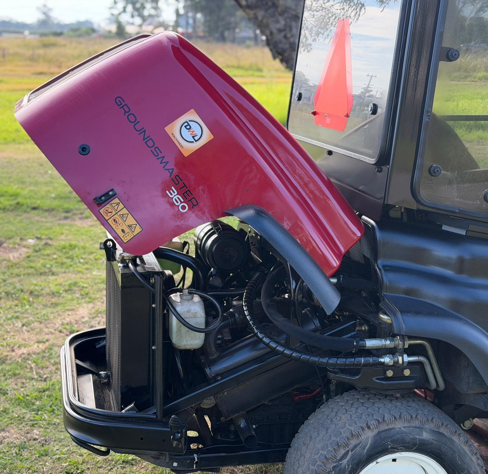 TORO GROUNDSMASTER 360 4X4 AC CABIN RIDE ON DIESEL COMMERCIAL ZERO TURN LAWN MOWER KUBOTA image 12