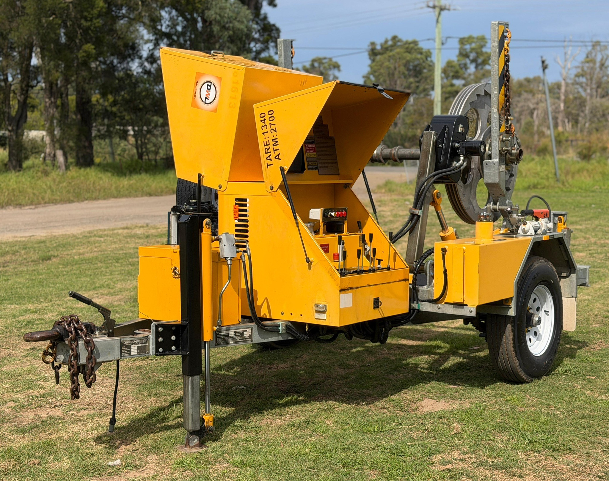 REDMOND GARY 1.5T SELF LOADING CABLE DRUM TRAILER image 16