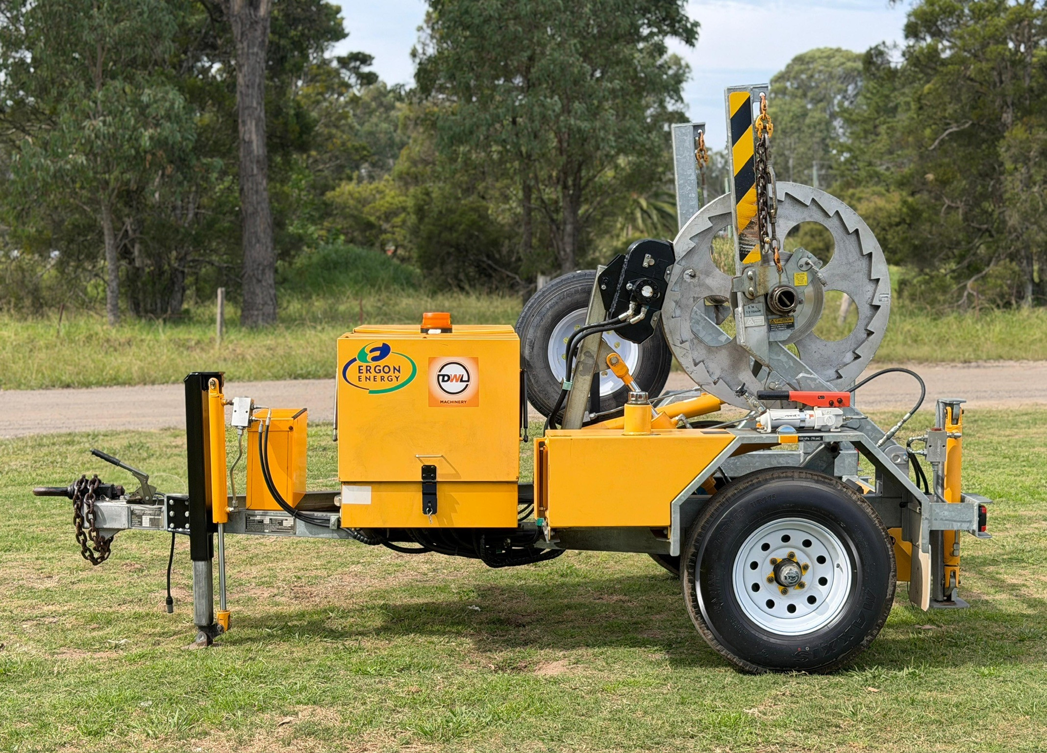 REDMOND GARY 1.5T SELF LOADING CABLE DRUM TRAILER image 5