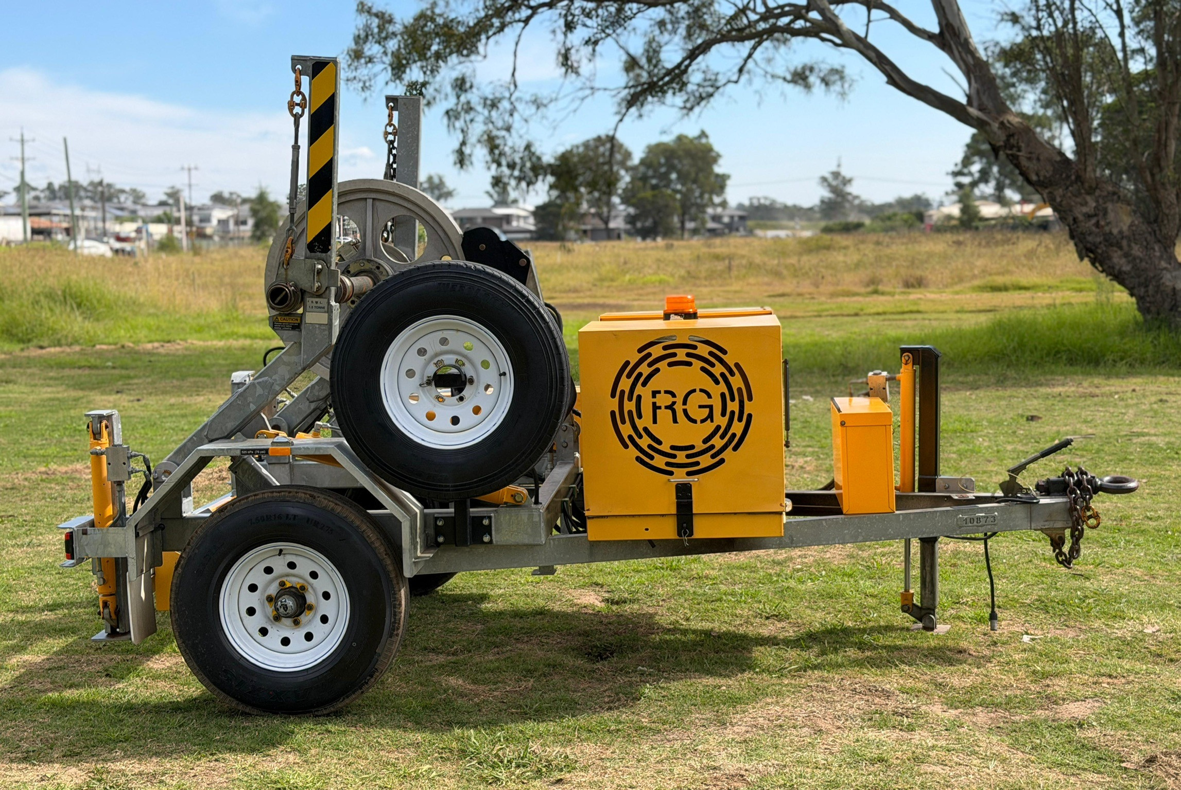 REDMOND GARY 1.5T SELF LOADING CABLE DRUM TRAILER image 2