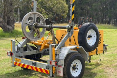 REDMOND GARY 1.5T SELF LOADING CABLE DRUM TRAILER