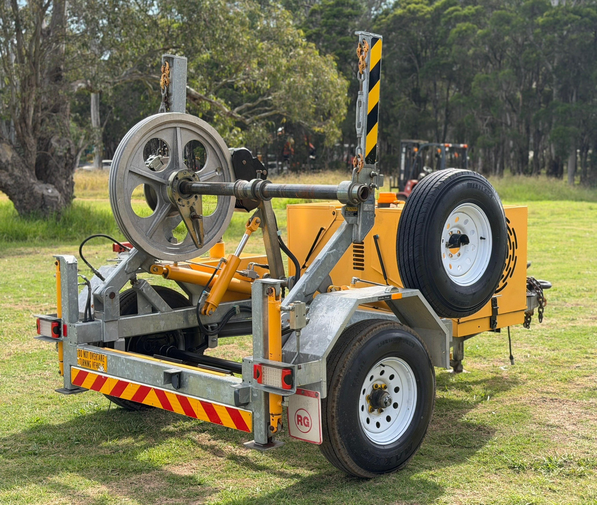 REDMOND GARY 1.5T SELF LOADING CABLE DRUM TRAILER
