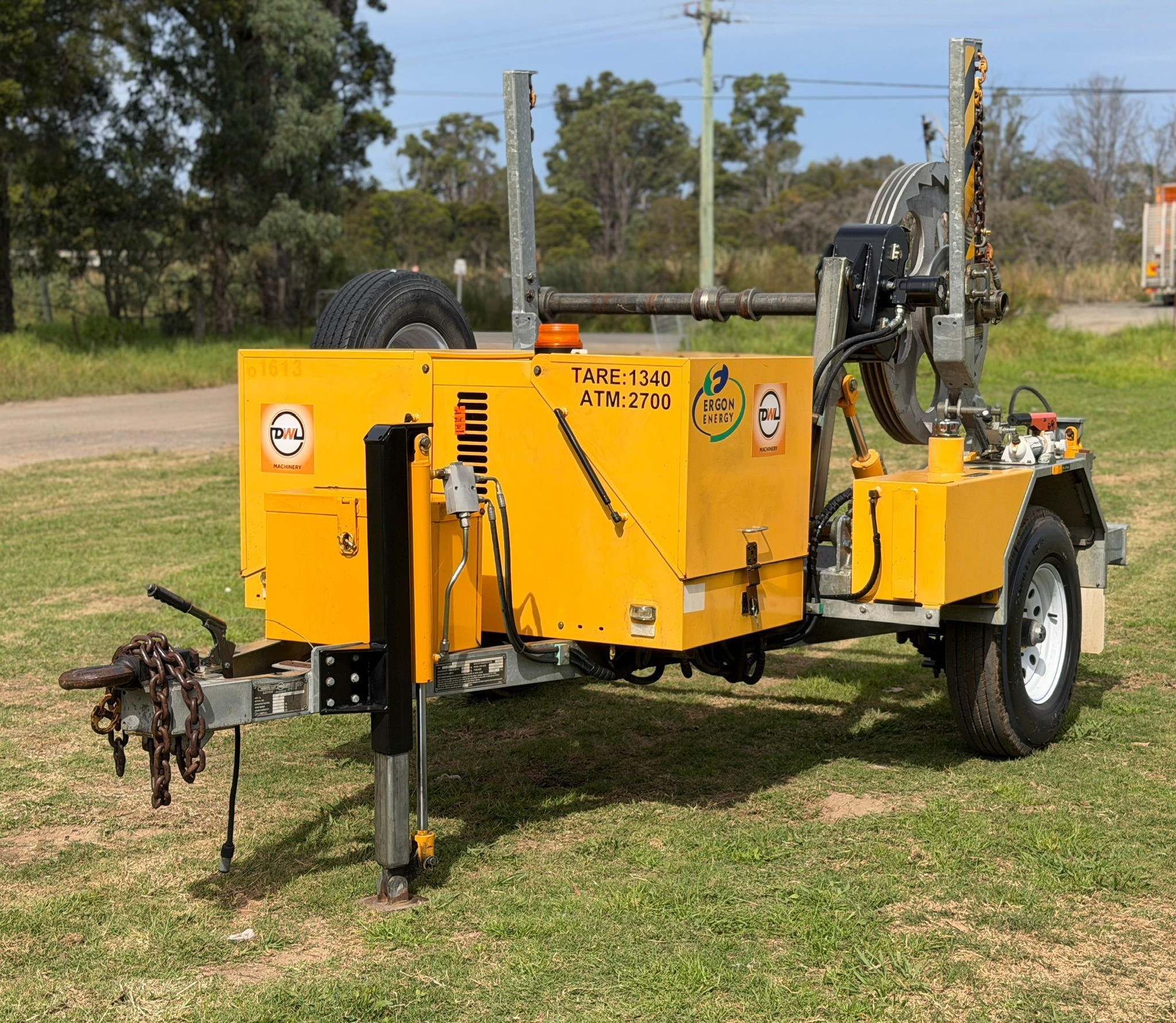 REDMOND GARY 1.5T SELF LOADING CABLE DRUM TRAILER image 4