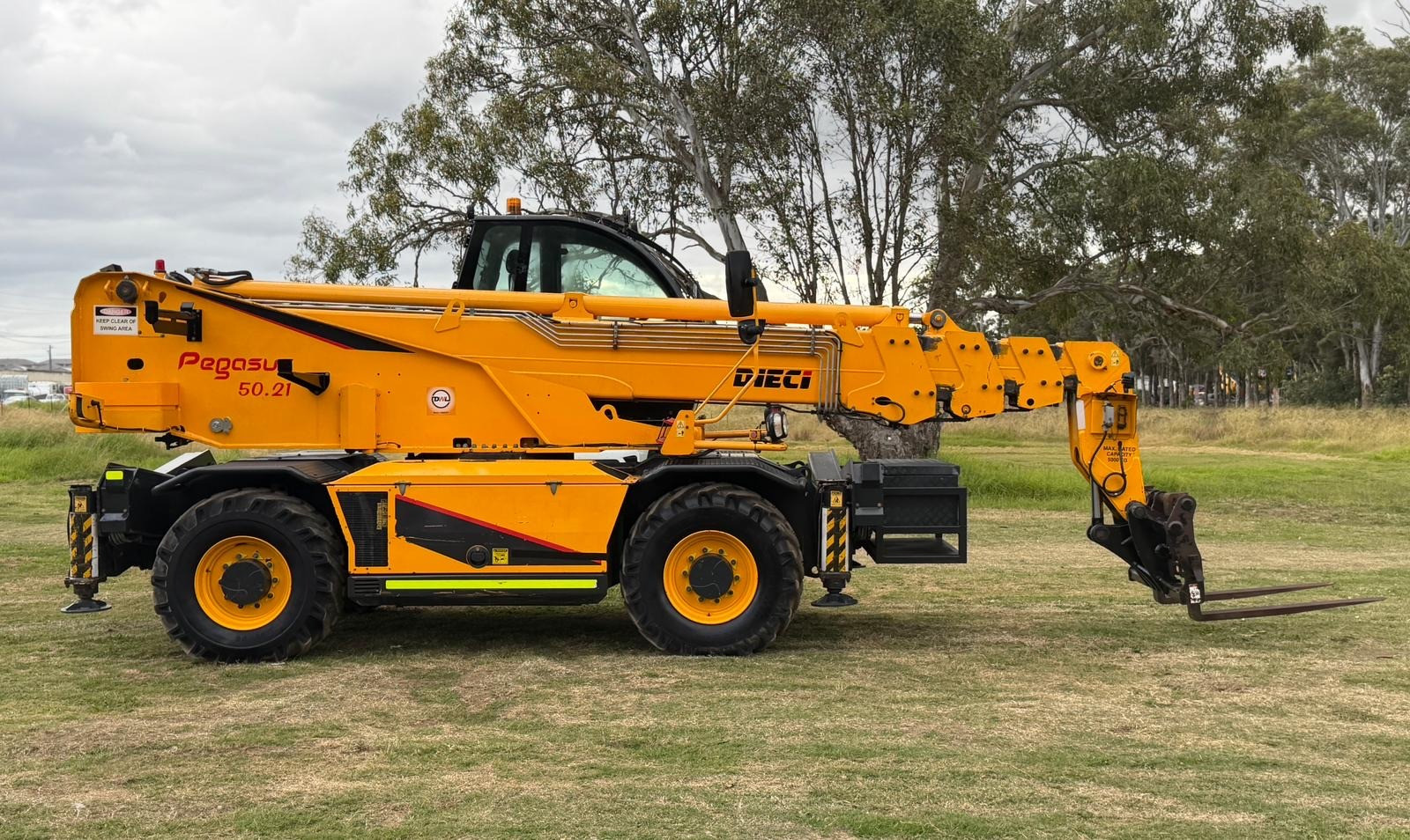DIECI PEGASUS 50.21 ALL TERRAIN 360 DEGREE ROTATING TELEHANDLER CRANE MANITOU JCB MERLO DIECI image 3