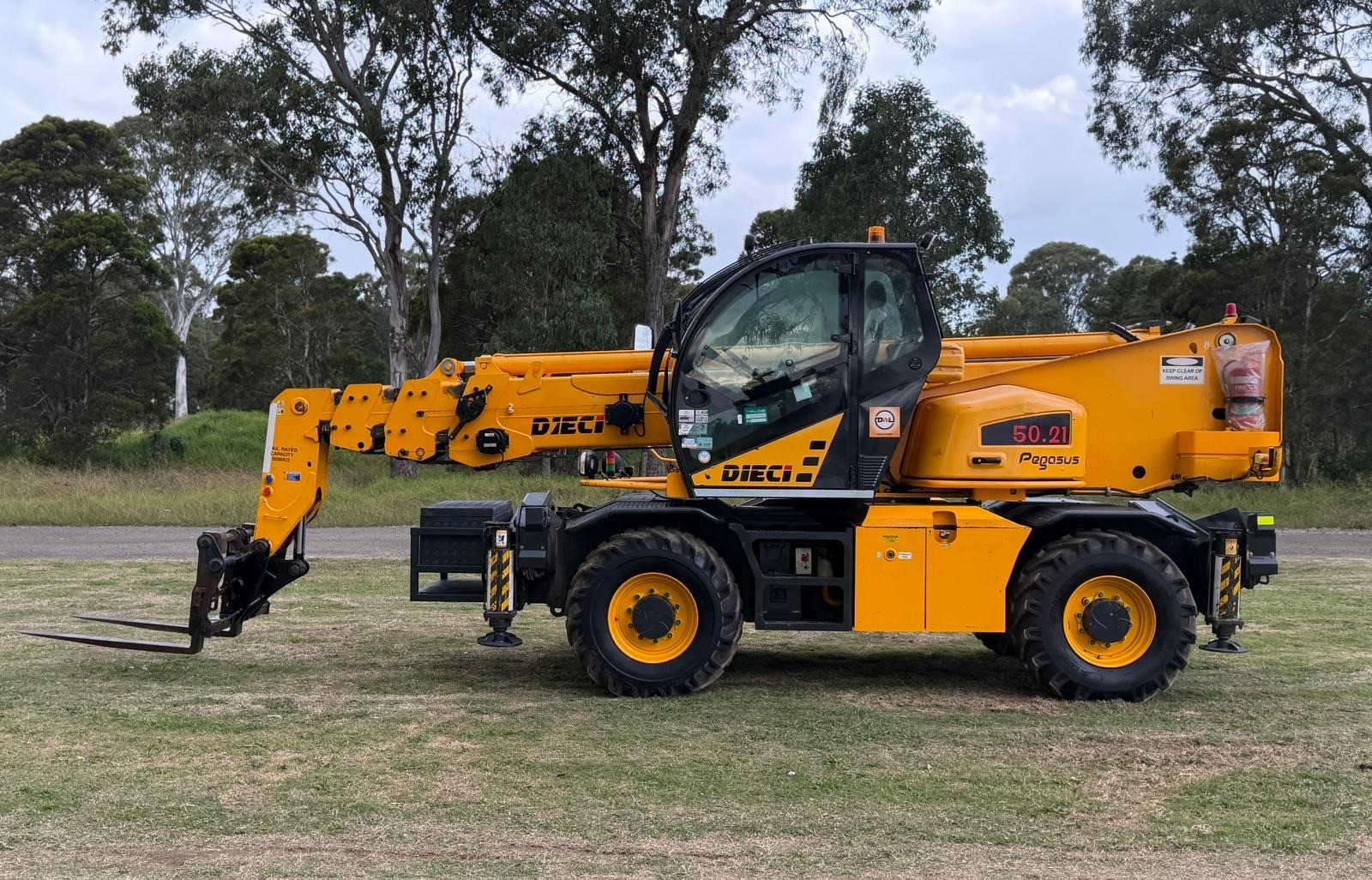 DIECI PEGASUS 50.21 ALL TERRAIN 360 DEGREE ROTATING TELEHANDLER CRANE MANITOU JCB MERLO DIECI image 5
