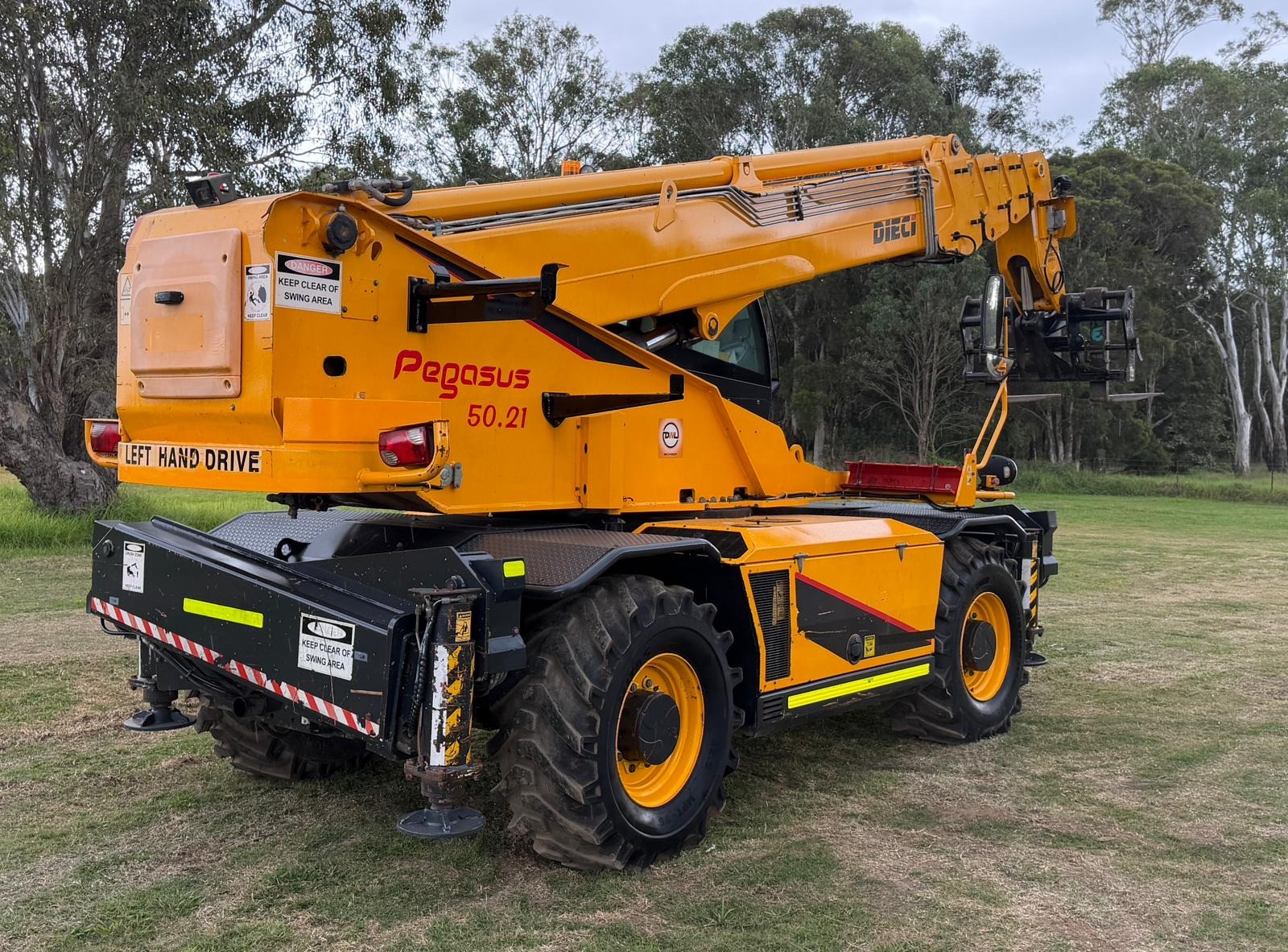 DIECI PEGASUS 50.21 ALL TERRAIN 360 DEGREE ROTATING TELEHANDLER CRANE MANITOU JCB MERLO DIECI image 4
