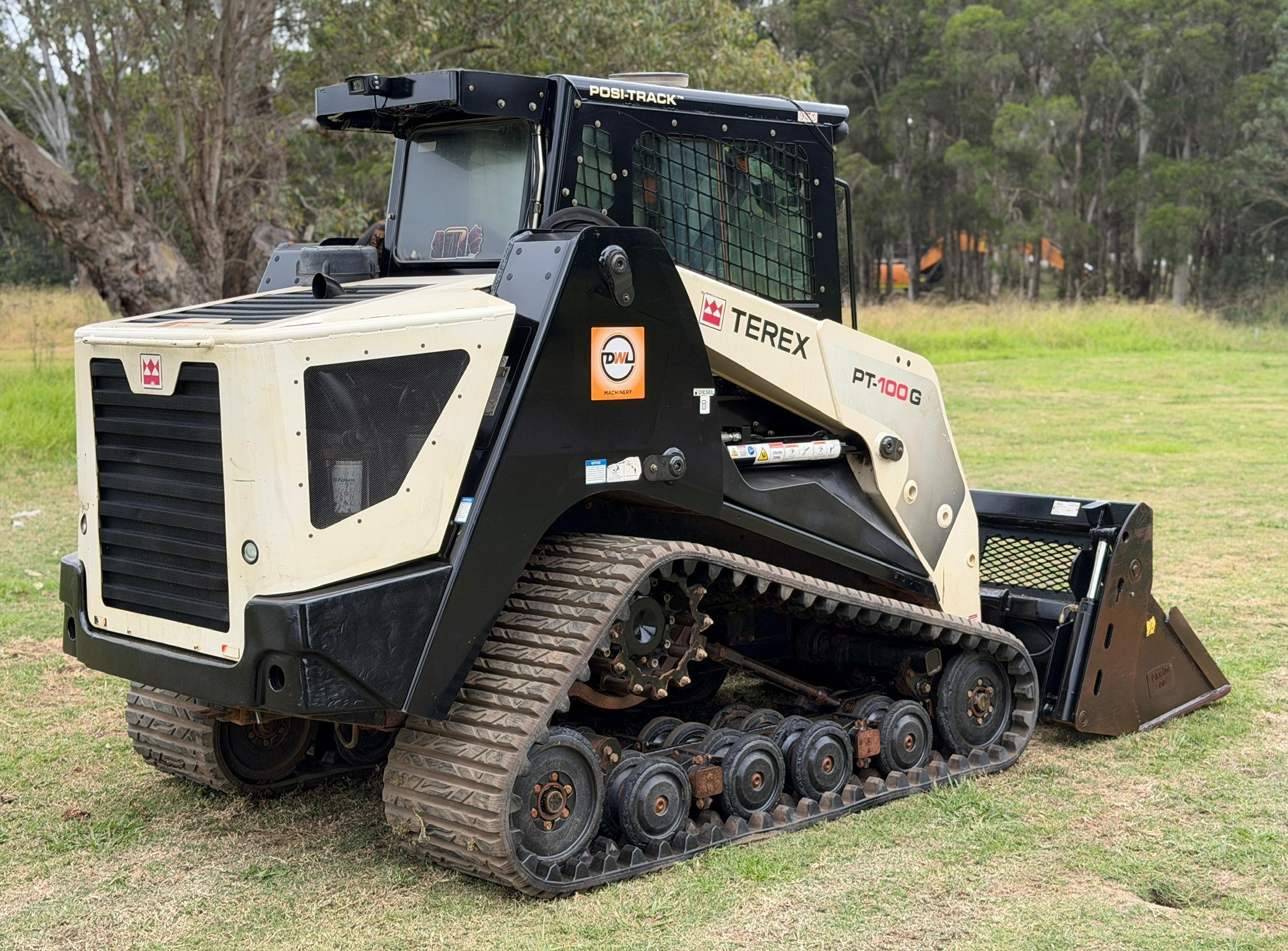 TEREX PT100G 100HP A/C CAB HIGH FLOW POSI TRACK SKID STEER LOADER BOBCAT CATERPILLAR  ASV image 3