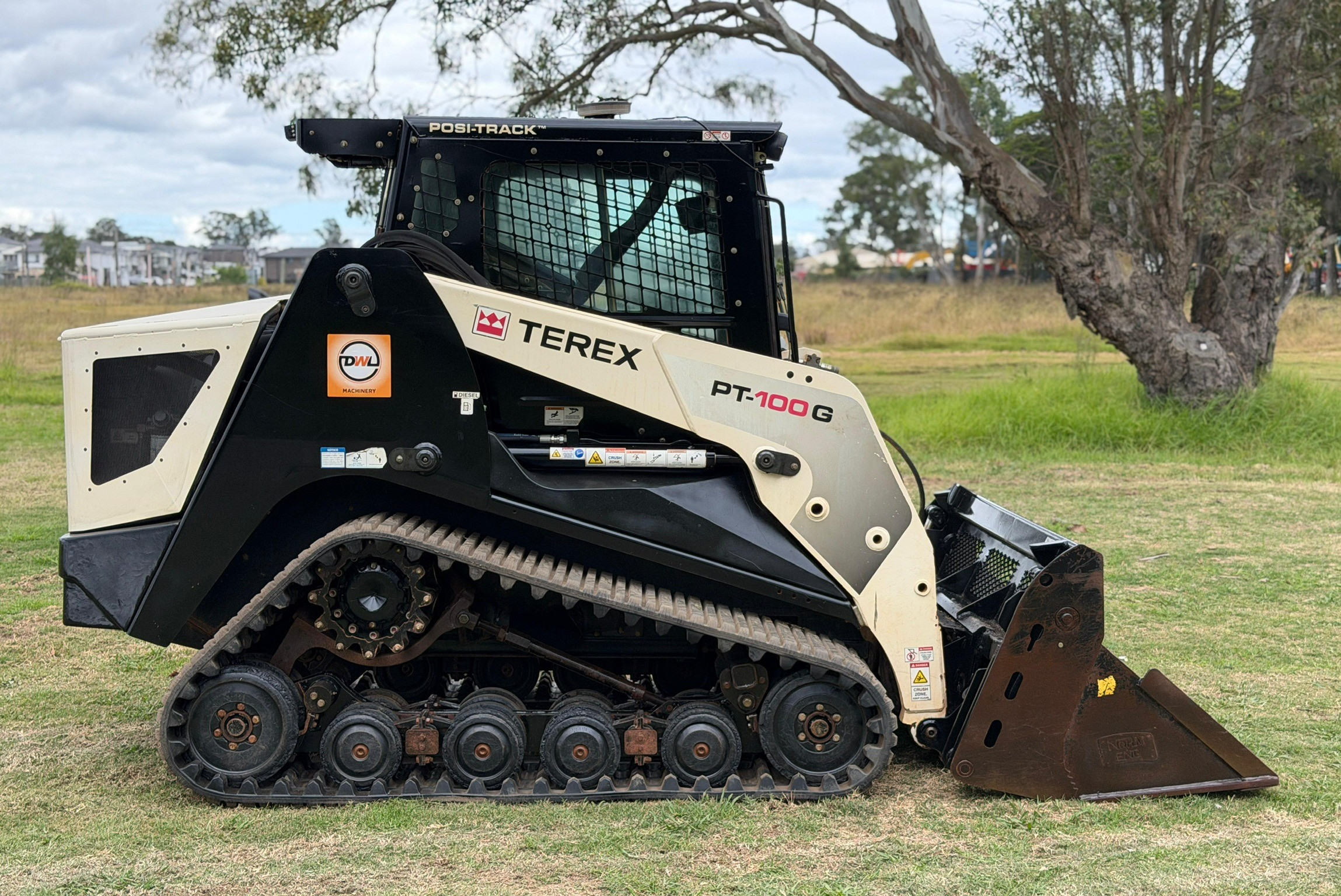 TEREX PT100G 100HP A/C CAB HIGH FLOW POSI TRACK SKID STEER LOADER BOBCAT CATERPILLAR  ASV image 2