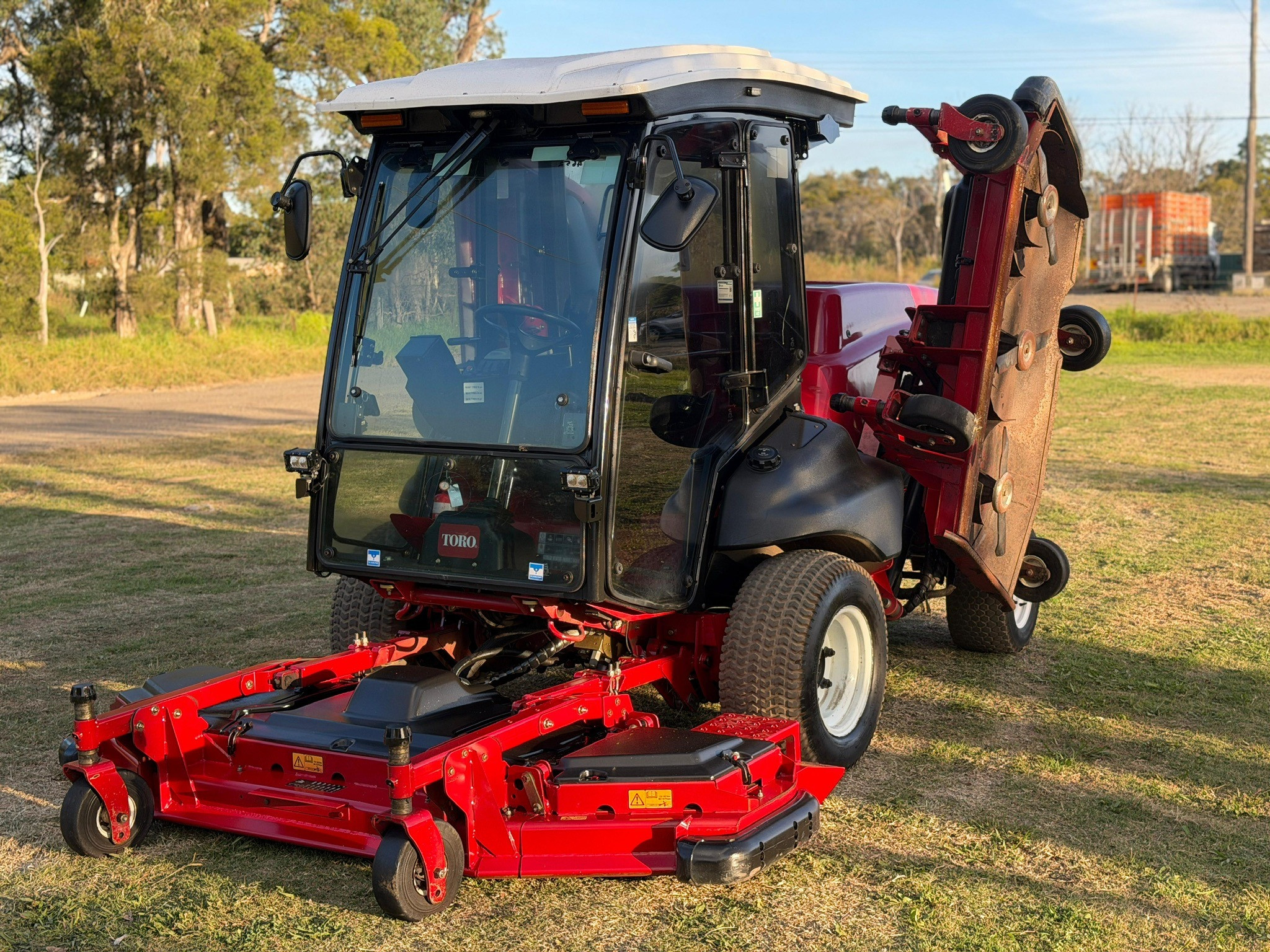 TORO GROUNDSMASTER 5910 DIESEL COMMERCIALRIDE ON LAWN MOWER JOHN DEERE KUBOTA image 22