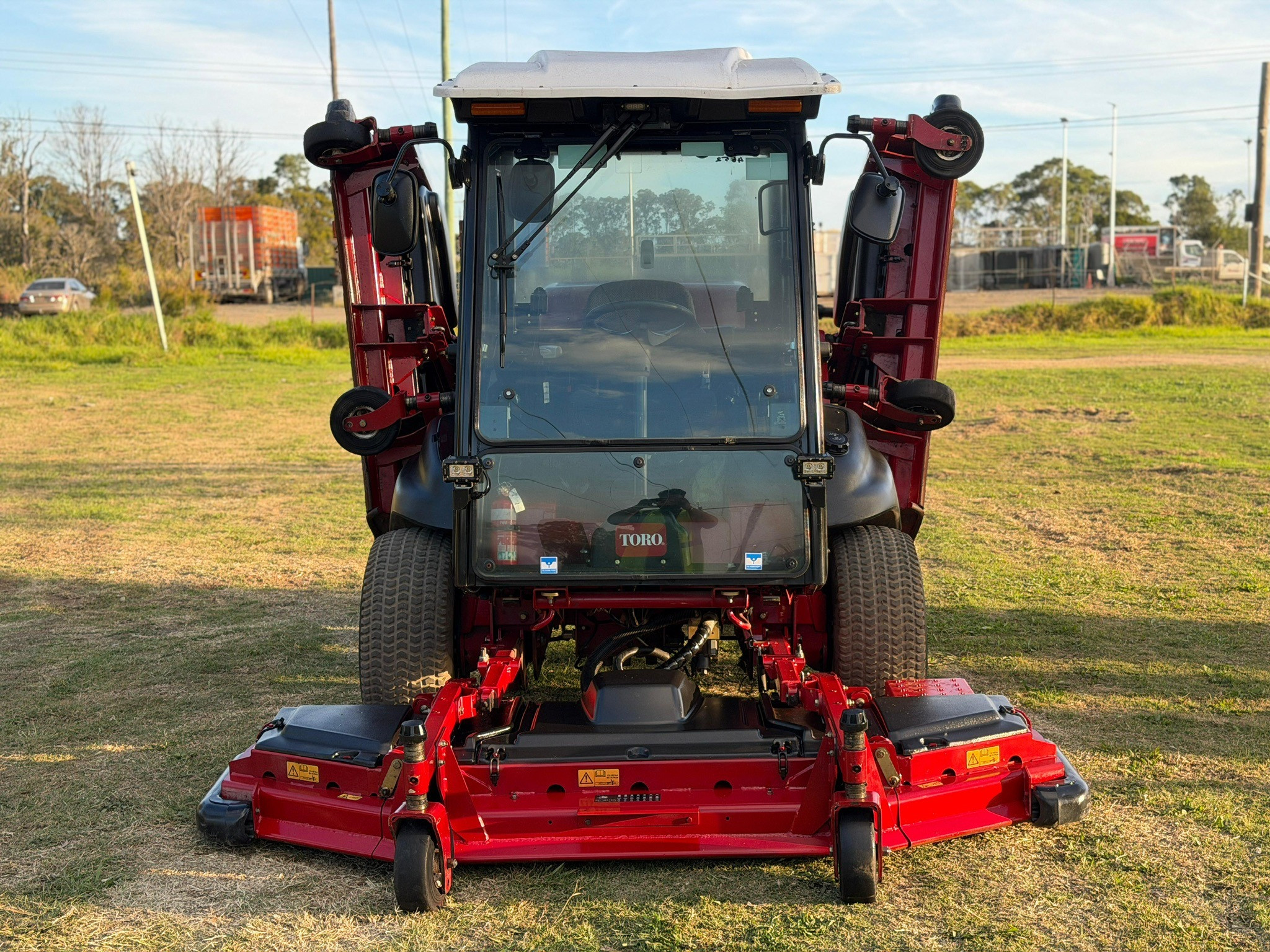 TORO GROUNDSMASTER 5910 DIESEL COMMERCIALRIDE ON LAWN MOWER JOHN DEERE KUBOTA image 21