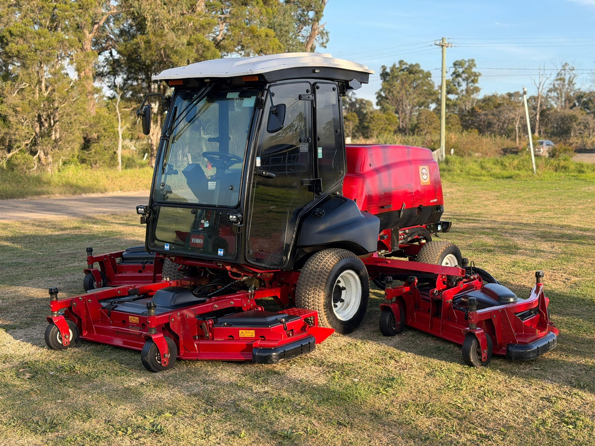 TORO GROUNDSMASTER 5910 DIESEL COMMERCIALRIDE ON LAWN MOWER JOHN DEERE KUBOTA image 2