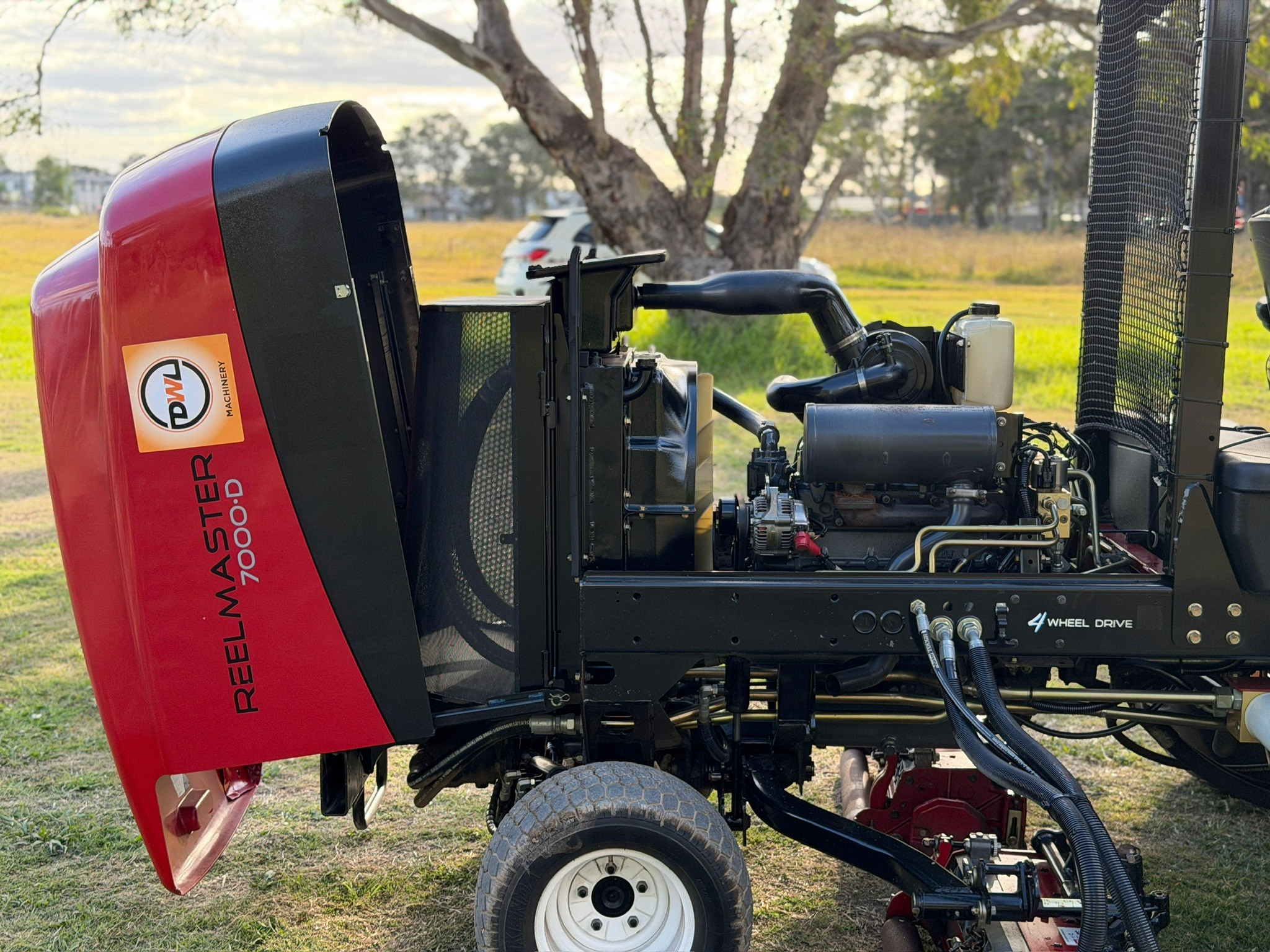 TORO REELMASTER 7000D RIDE ON FAIRWAY CYLINDER REEL GREENS GOLF COURSE LAWN MOWER JOHN DEERE image 19