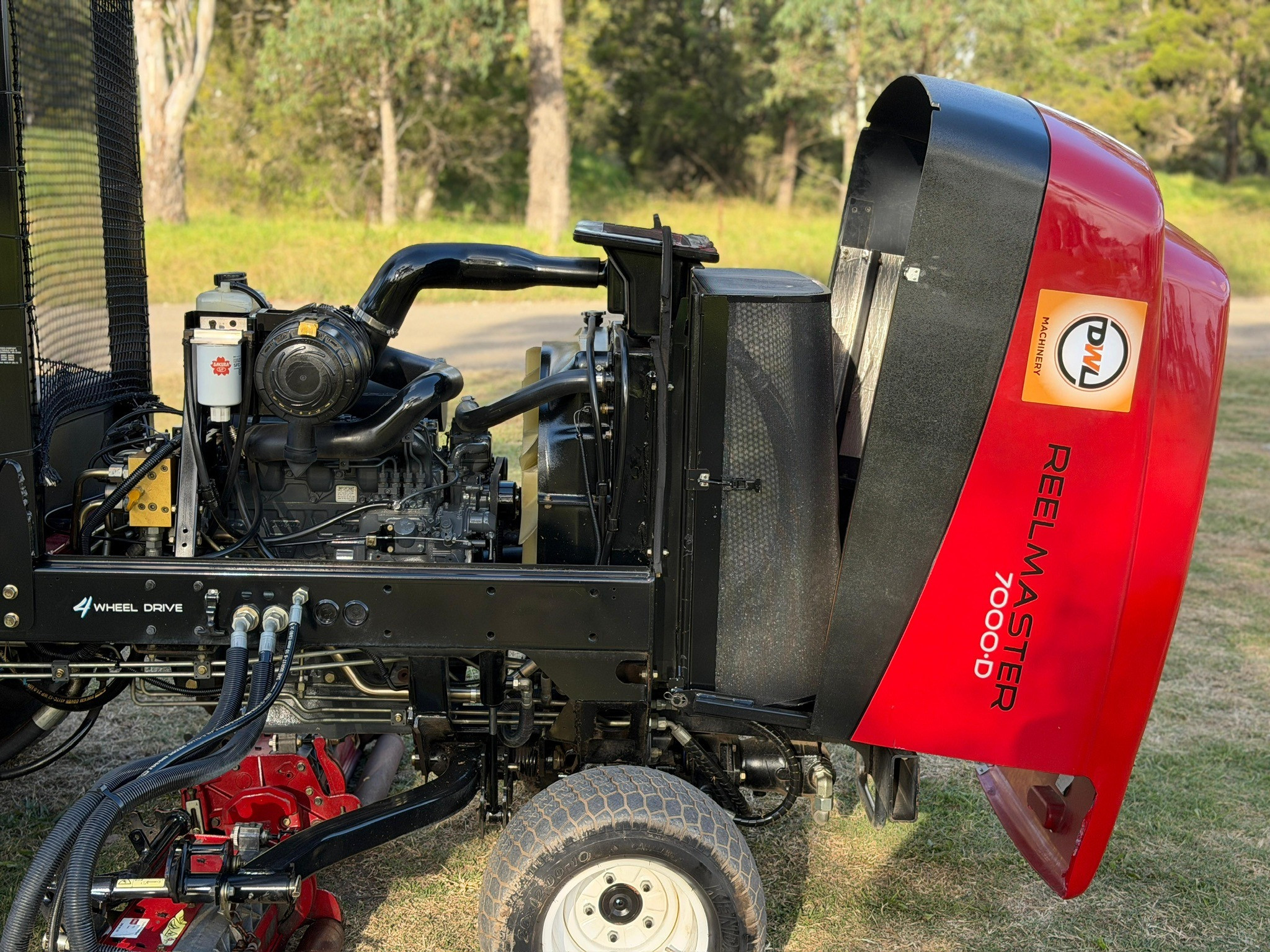 TORO REELMASTER 7000D RIDE ON FAIRWAY CYLINDER REEL GREENS GOLF COURSE LAWN MOWER JOHN DEERE image 20