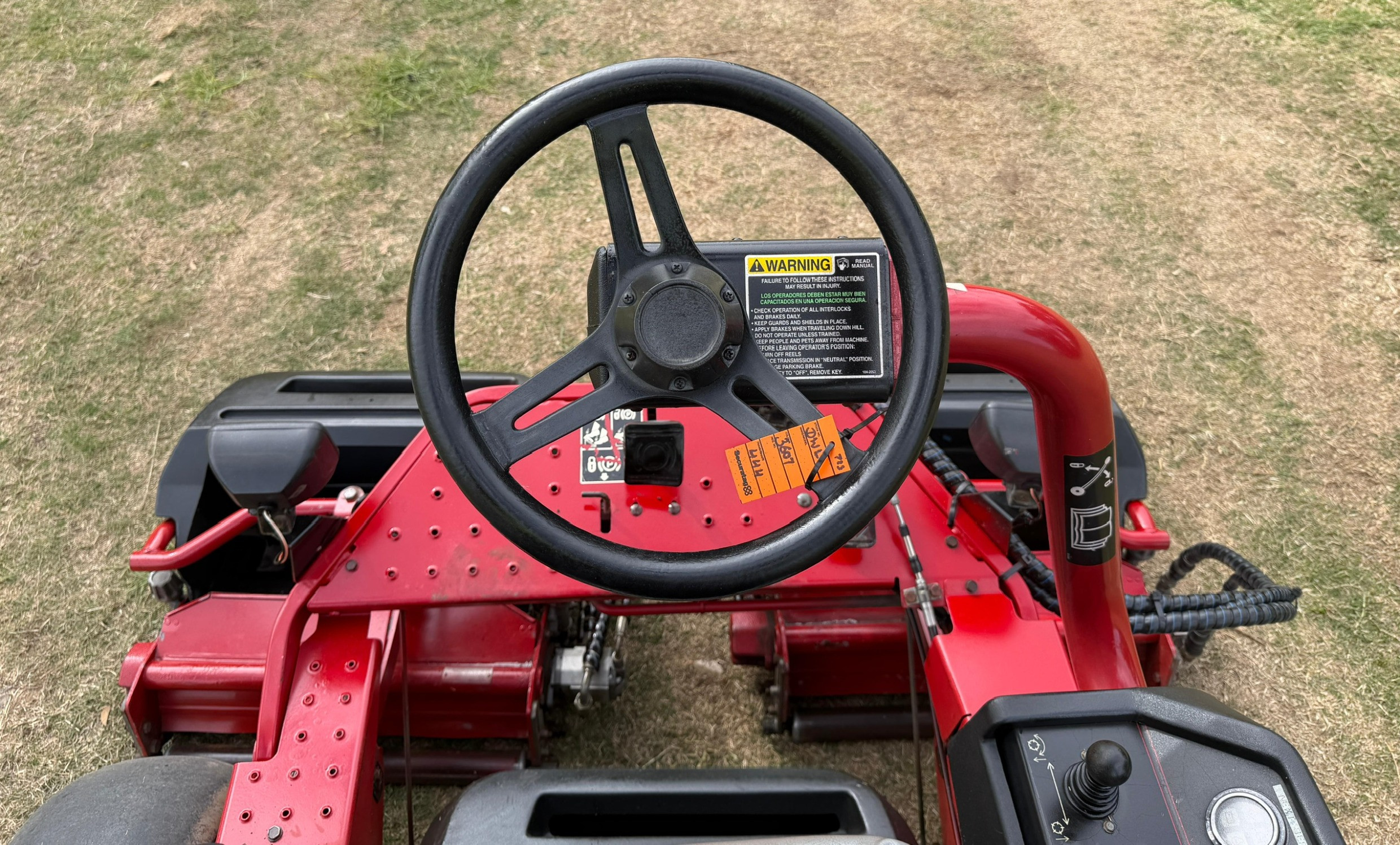 TORO GREENSMASTER 3250D DIESEL GREENS CYLINDER REEL GOF COURSE RIDE ON LAWN MOWER JOHN DEERE image 12