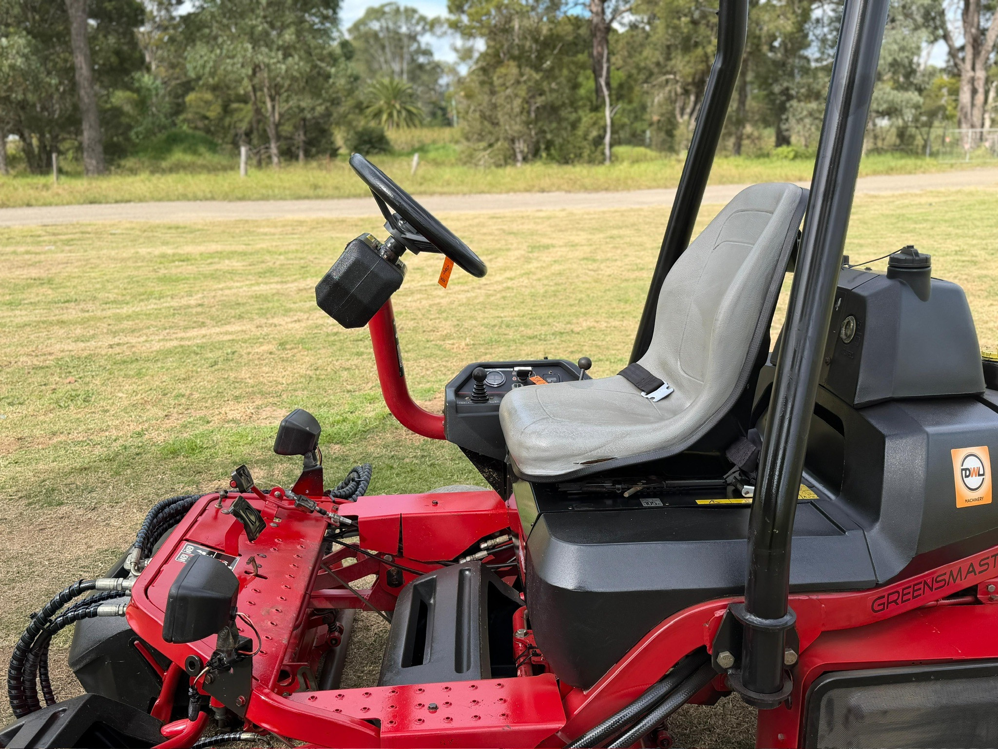 TORO GREENSMASTER 3250D DIESEL GREENS CYLINDER REEL GOF COURSE RIDE ON LAWN MOWER JOHN DEERE image 14