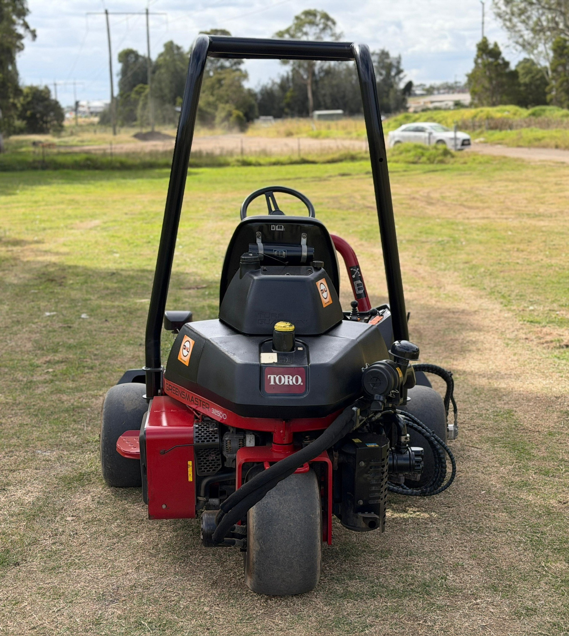 TORO GREENSMASTER 3250D DIESEL GREENS CYLINDER REEL GOF COURSE RIDE ON LAWN MOWER JOHN DEERE image 17