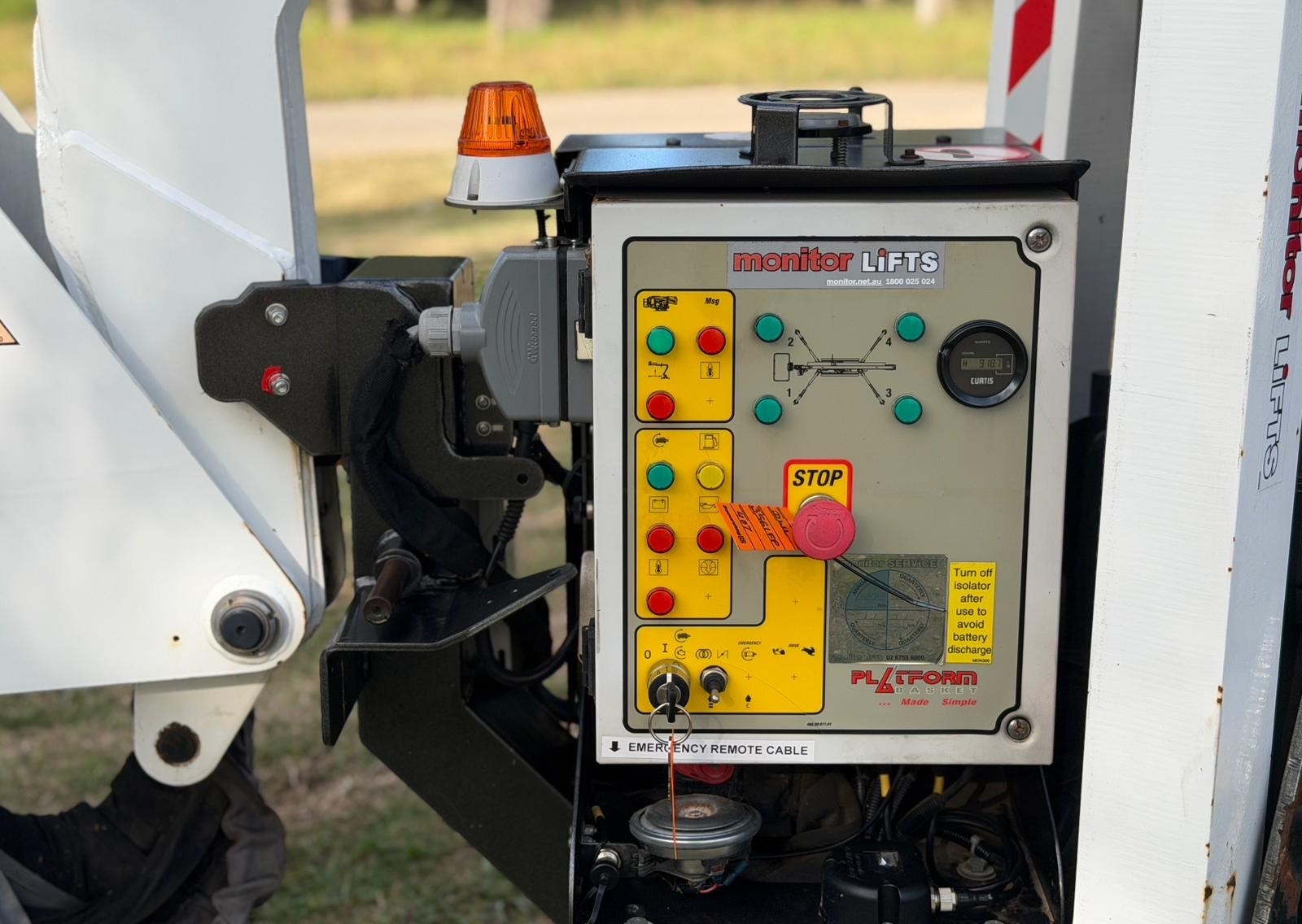 MONITOR 18.90 PRO 18M SPIDER KNUCKLE BOOM SCISSOR LIFT CHERRY PICKER EWP image 9